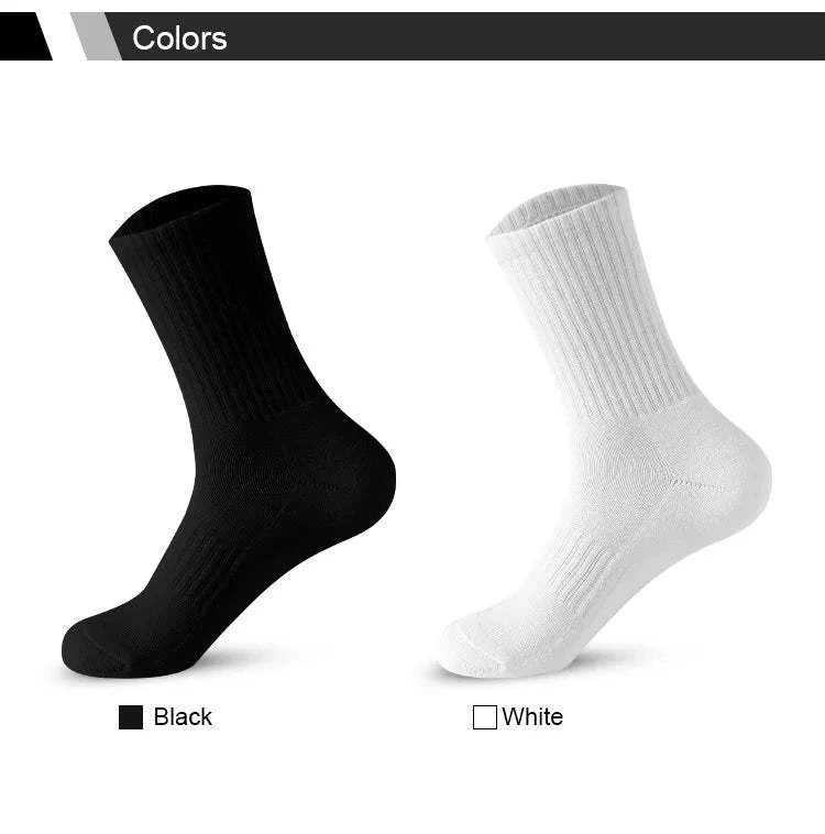 Shop All I Want SHOP ALL I WANT 🧦 5 Pairs Men’s Cotton Socks – Soft, Breathable, New Style for All Seasons, Plus Size 🌞❄️