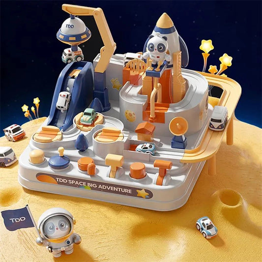 Shop All I Want Shop All I Want Space Adventure Track Car Toy 🚀🚂