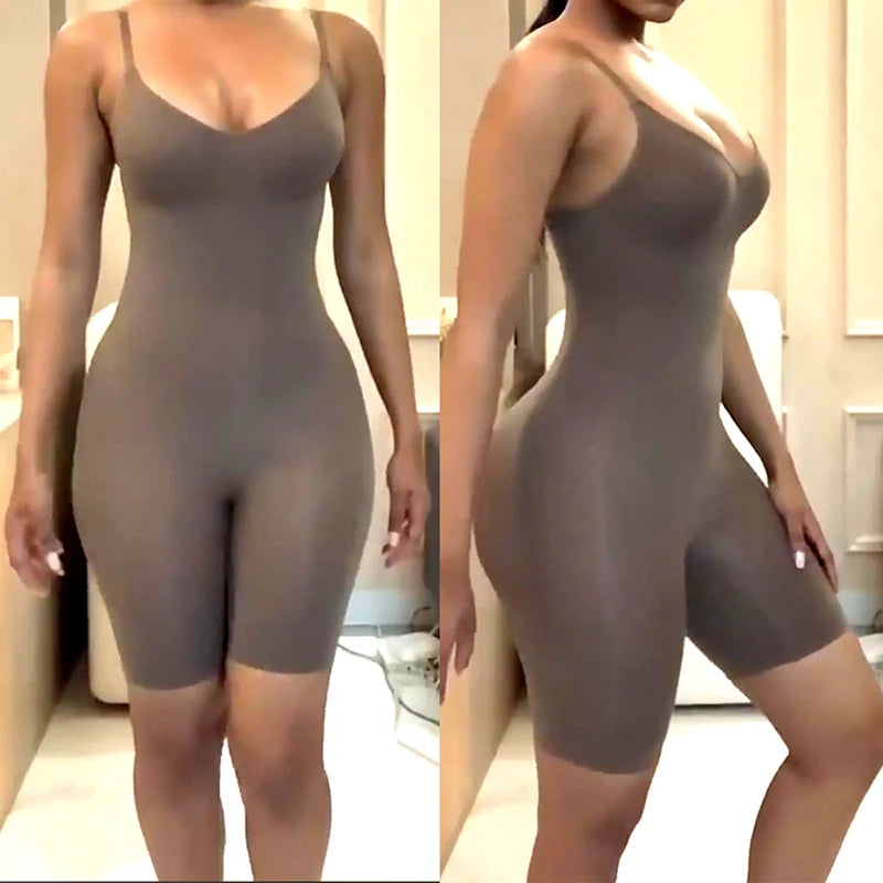 Seamless Body Shaper | Tummy Control Bodysuit for Women 🌟