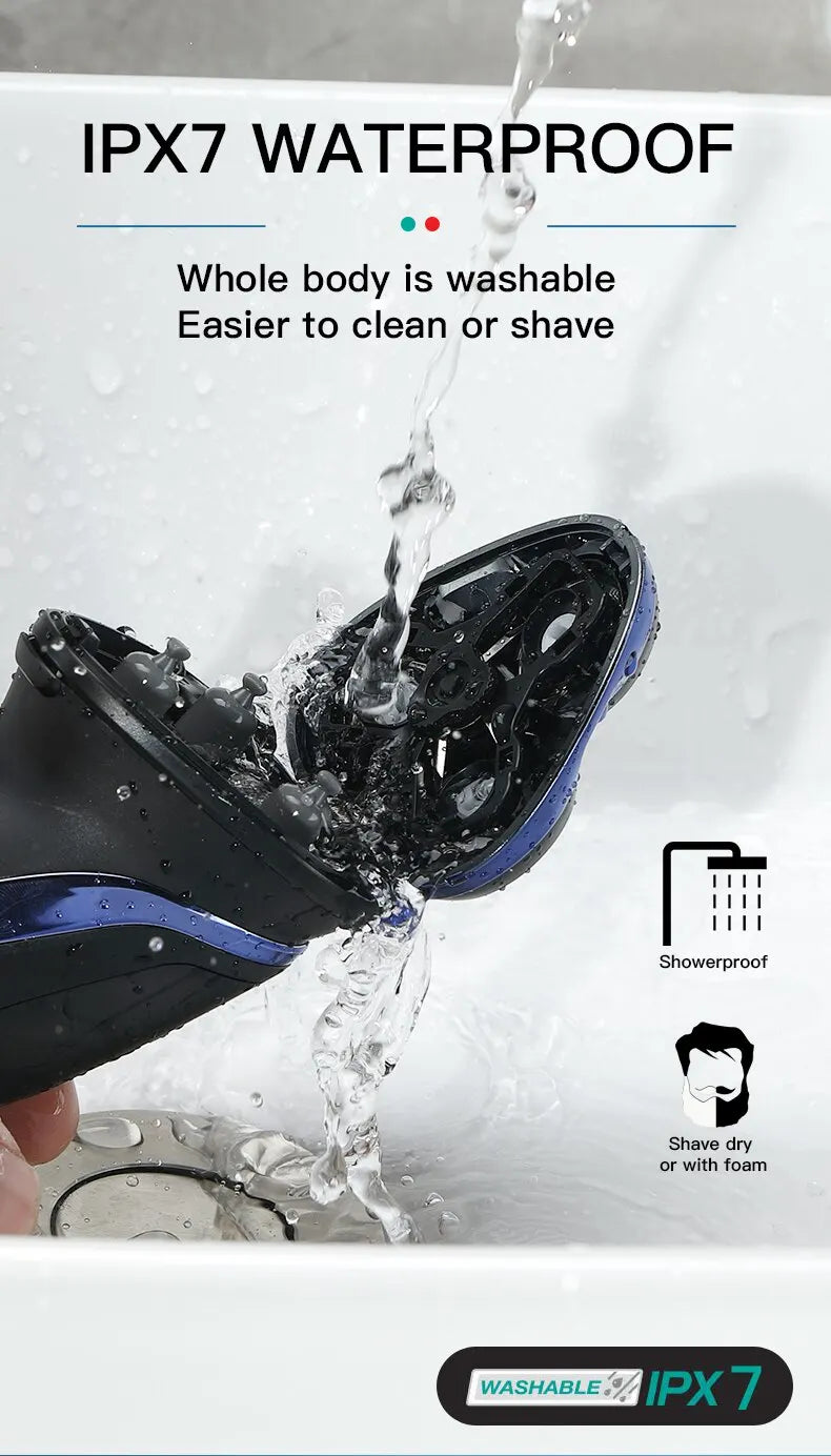 VGR Electric Shaver: Professional Waterproof Beard Trimmer! ⚡✂️