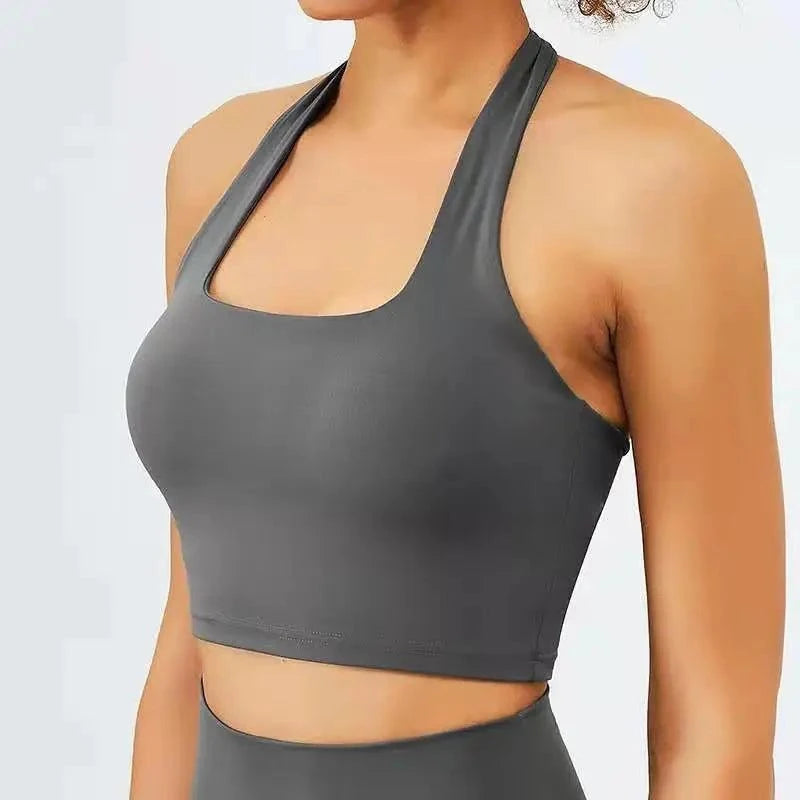 Shop All I Want Dark grey bra / S SHOP ALL I WANT Newest Zipper Long Sleeve Yoga Set 🧘‍♀️💪 #Sportswear