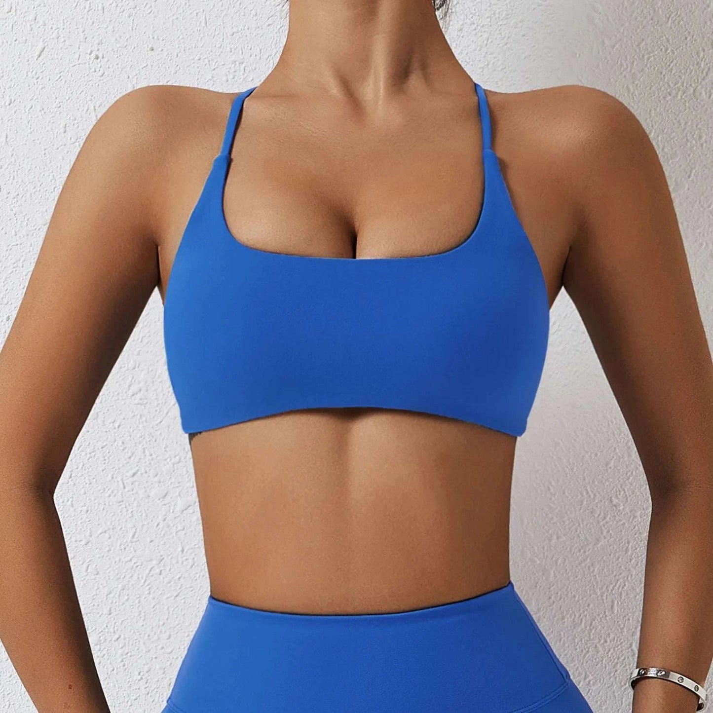 Shop All I Want Blue / S SHOP ALL I WANT Comfortable & Sexy Yoga Bra 🧘‍♀️💪 #FitnessStyle