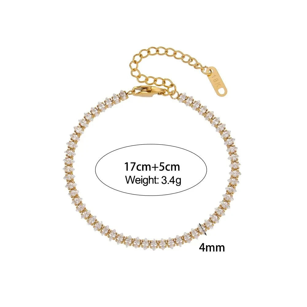 Shop All I Want Marquis Bracelet SHOP ALL I WANT Minimalist Gold Men Bracelet