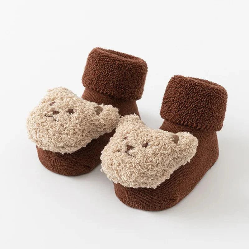 Shop All I Want Caramel / S(0-1Y) SHOP ALL I WANT Cute Baby Bear Socks