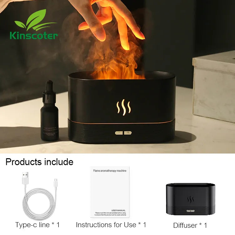 Shop All I Want 180ml Black SHOP ALL I WANT Kinscoter Aroma Diffuser Humidifier