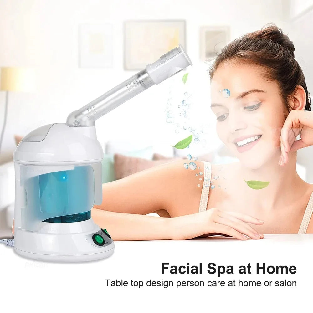 Hot Mist Face Vaporizer – Portable Facial Steamer & Humidifier for Hydrating Skin Care 💧✨