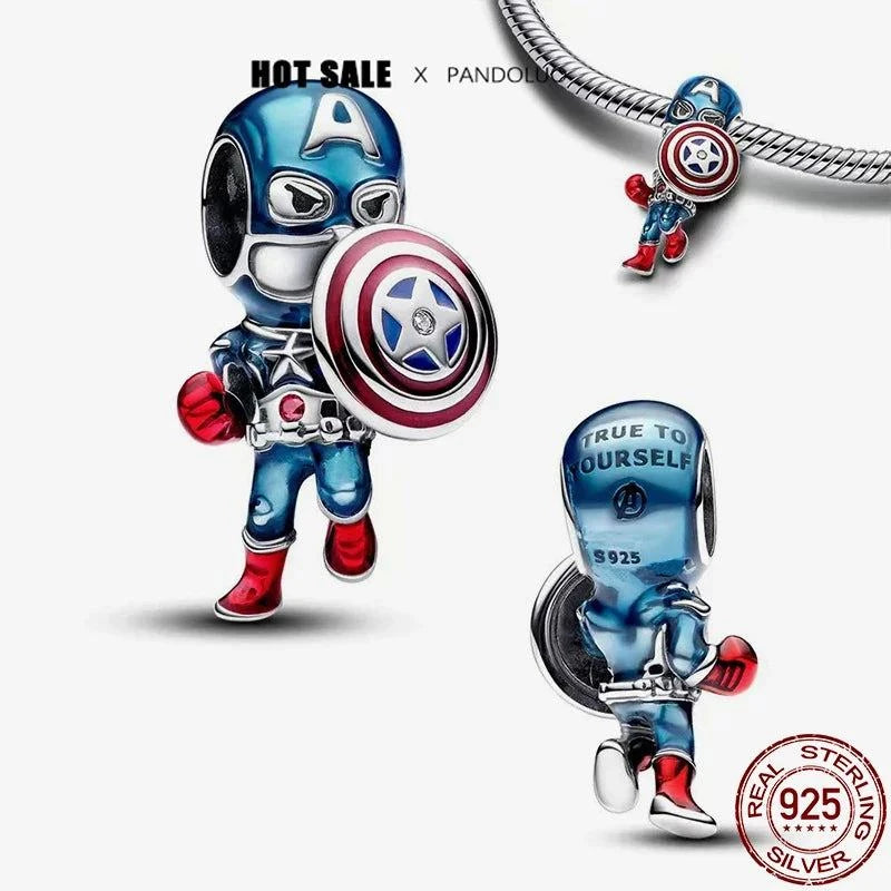 Shop All I Want WSD008 Shop All I Want 🦸‍♀️ 925 Silver Bead for Pandora, Marvel Jewelry Gift 🎁