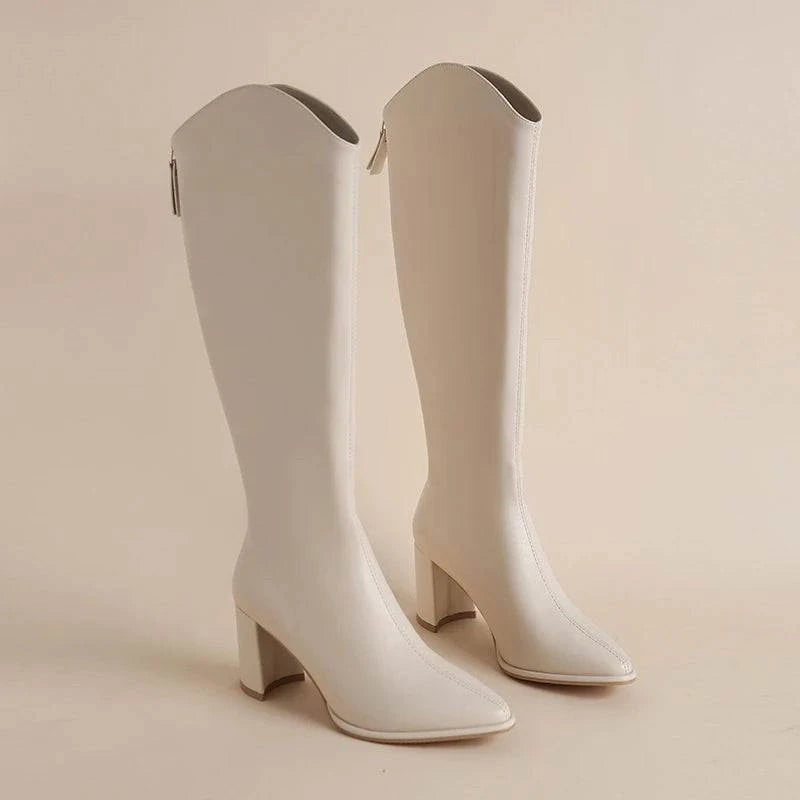 Plus Size High Heel Boots – Stylish, Comfortable, Wide-Calf Knee-High Boots for Women 👢✨