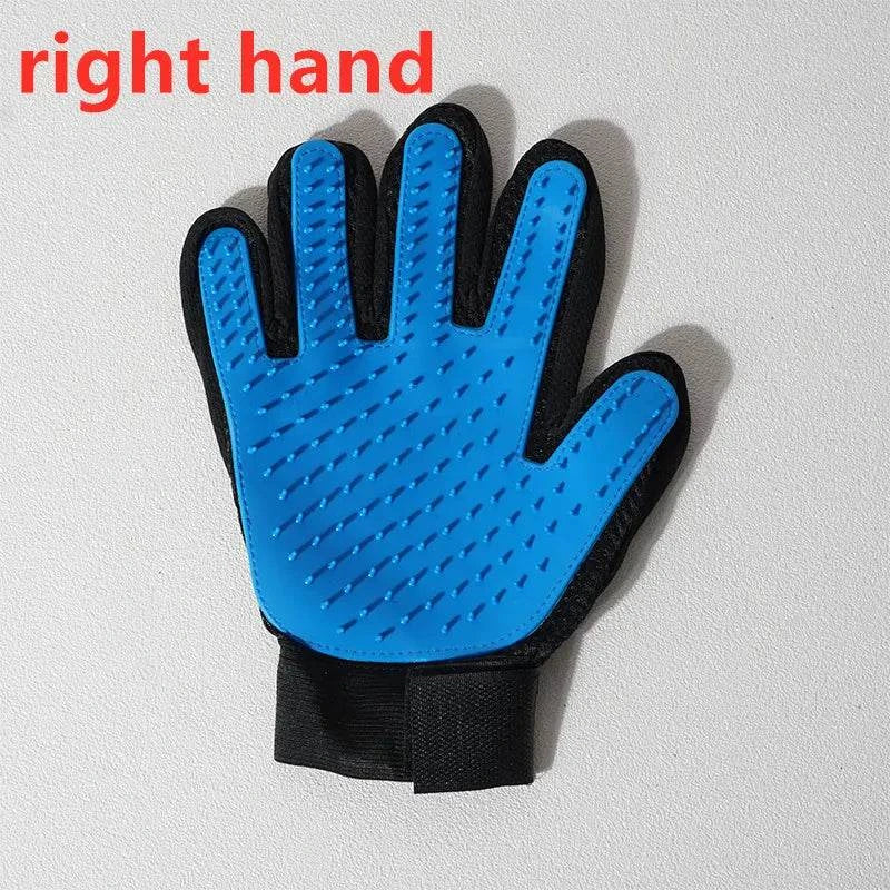 Shop All I Want Right Blue SHOP ALL I WANT Pet Hair Deshedding Brush Gloves