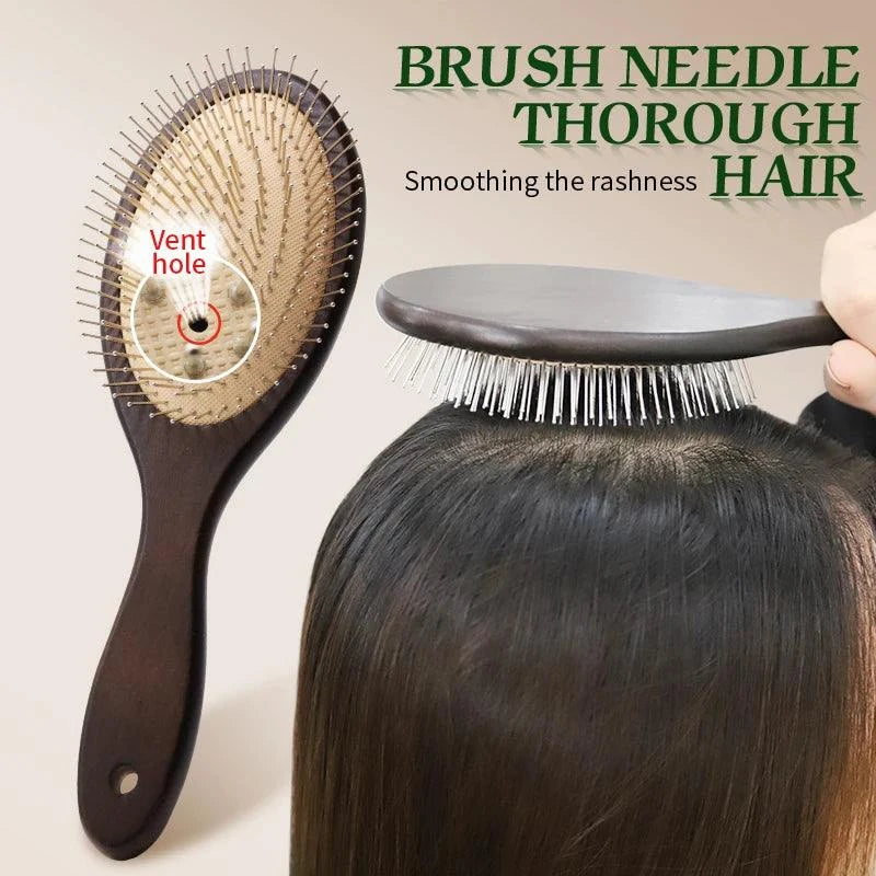 💆‍♀️ Black Steel Hair Brush – Scalp Massage, Airbag Detangling, Wood 💆‍♀️ Black Steel Hair Brush – Scalp Massage, Airbag Detangling, Wood Comb with Steel Needles 🌟
Revitalize your hair routine with the Black Steel Hair Brush. FeaturShop All I WantShop All I WantBlack Steel Hair Brush 