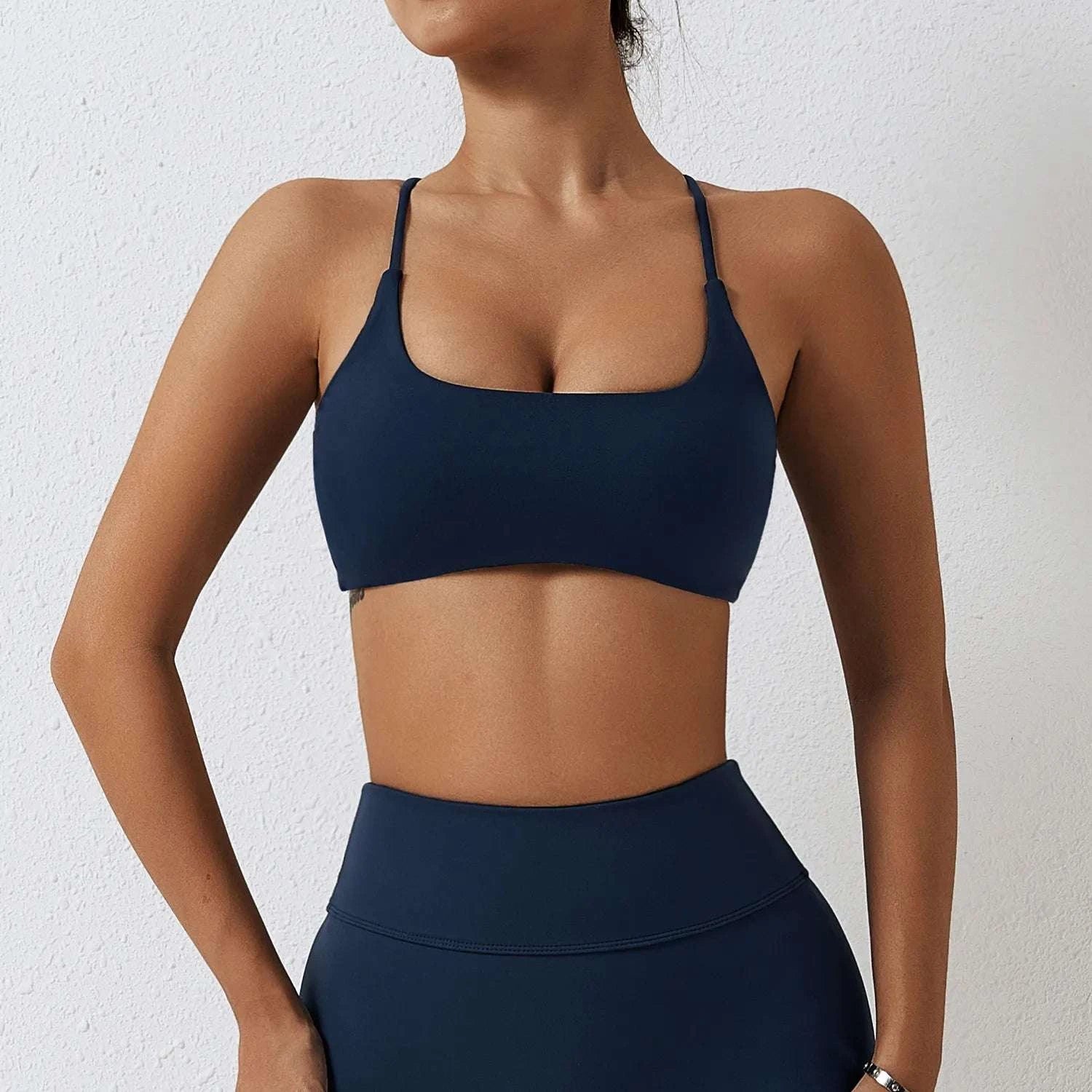 Shop All I Want SHOP ALL I WANT Cross Strap Sports Bra 🏋️‍♀️💖 #FitnessFashion