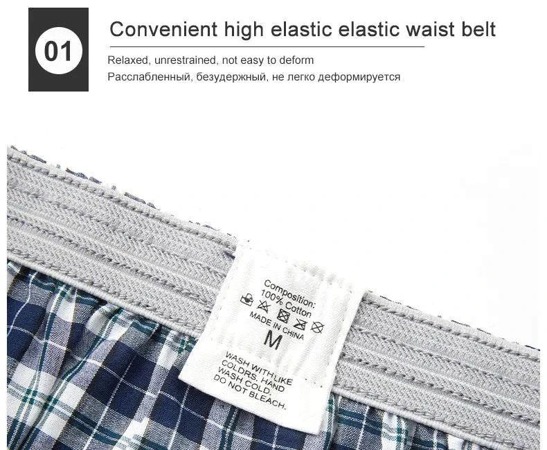 Shop All I Want SHOP ALL I WANT 🩲 S-XL Men’s Cotton Boxer Shorts – Comfortable and Breathable 🌟