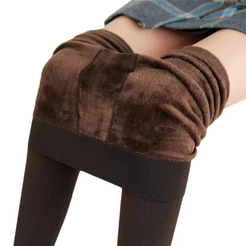 Shop All I Want Brown / S SHOP ALL I WANT Super Comfy Soft Warm Winter Leggings