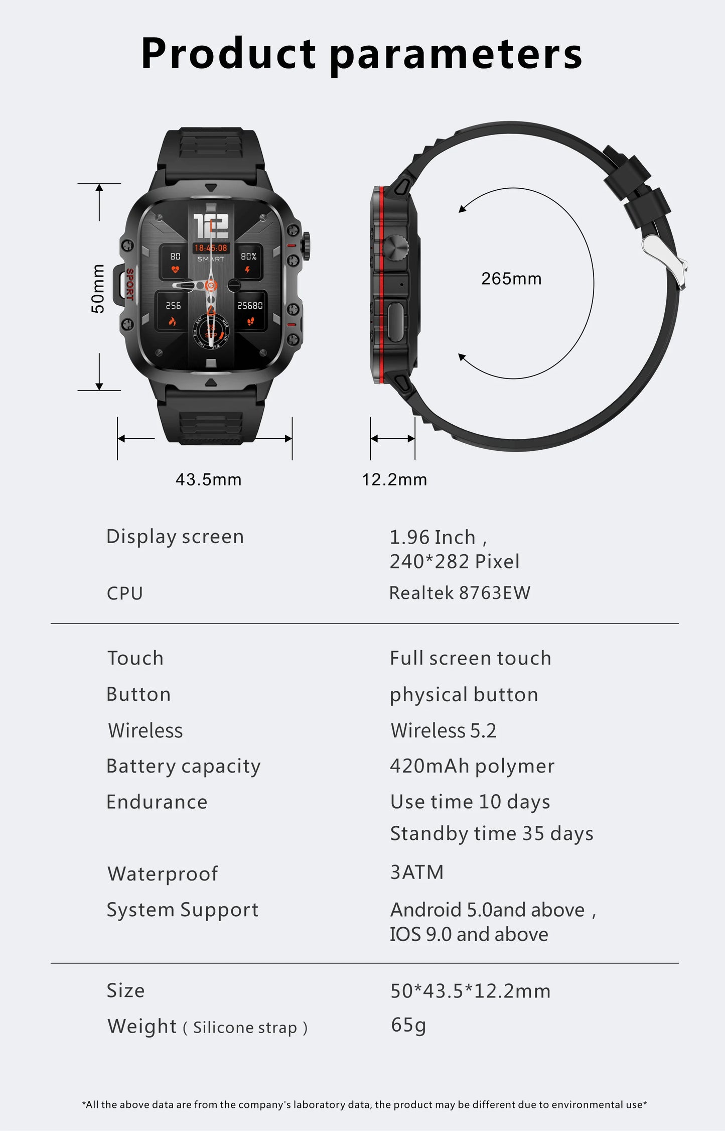 2025 Xiaomi Military Smart Watch | IP68 Outdoor Fitness Tracker ⌚