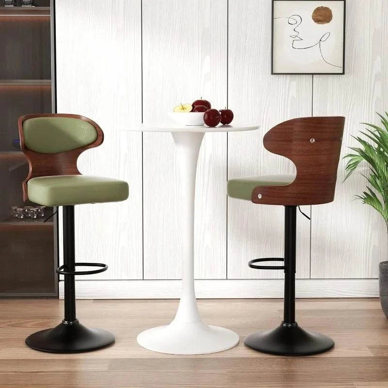 Bar Stools Set of 2, Adjustable Height 24.5-33.5IN, Bentwood Swivel wiAdd a touch of elegance and comfort to your home bar or kitchen with this stylish set of adjustable bar stools. Featuring a sleek bentwood design, each stool swivelsShop All I WantShop All I Want2, Adjustable Height 24