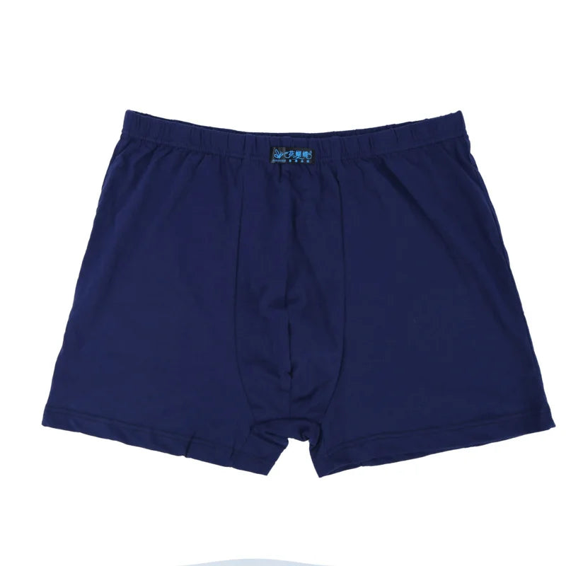 Plus Size Men’s Boxer Shorts | Loose Cotton Underwear (8XL-10XL, 4pcs) 🩳