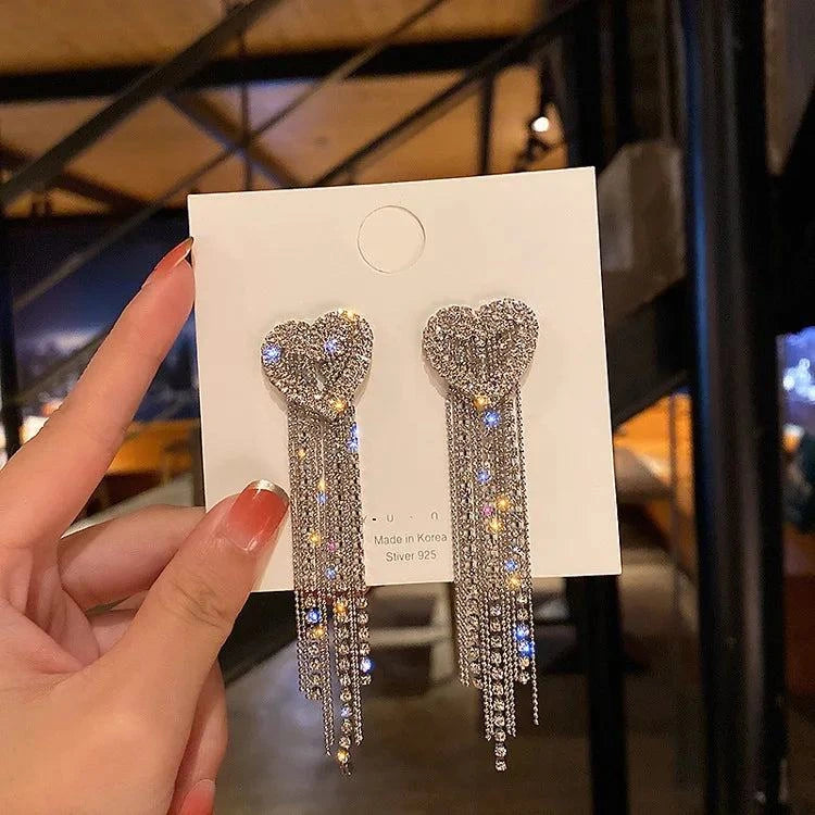 Shop All I Want ED263-2 SHOP ALL I WANT Unique Zircon Drip Earrings 🖤✨ #FashionJewelry