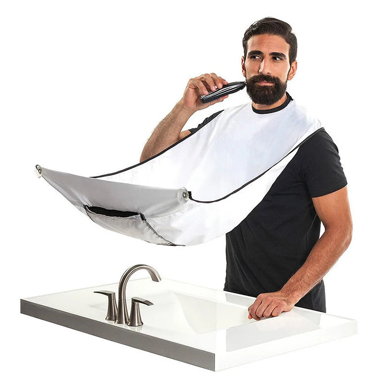 Shaving Apron for Men – Beard Shaving Care Bib for Easy Cleanup After Shaving, Perfect Gift for Grooming Enthusiasts 🎁✂️