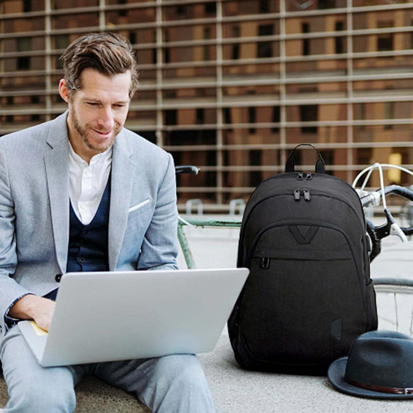 Shop All I Want SHOP ALL I WANT USB Charging Laptop Backpack for Men & Women⚡🎒💼🔋🔌