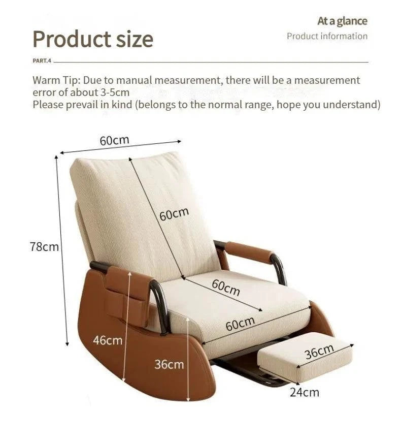 Comfy Folding Rocking Chair with Footrest - Adjustable Lounge ReclinerRelax in style with this Comfy Folding Rocking Chair with Footrest, perfect for your balcony or any outdoor space. This adjustable lounge recliner offers the perfectShop All I WantShop All I WantComfy Folding Rocking Chair