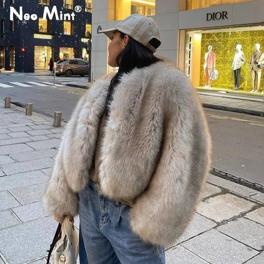 Gradient Cropped Faux Fur Coat – Iconic Street Fashion for Women, WintStep into winter with style in our Iconic Street Fashion Gradient Cropped Faux Fur Coat. This luxurious piece is designed for the cool girls who want to make a stateShop All I WantShop All I WantGradient Cropped Faux Fur Coat – Iconic Street Fashion