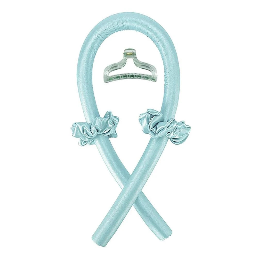 Shop All I Want 2-Mint Green-Clip / CHINA Shop All I Want 💁‍♀️ Heatless Curling Rod Headband – Soft, No-Heat Hair Rollers for Effortless Curls While Sleeping 🌙