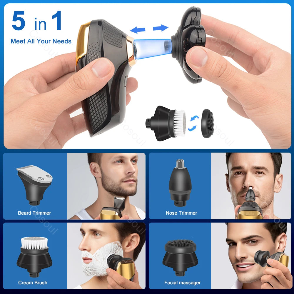 Electric Shaver for Men – Powerful Bald Head Shaver for a Close and Comfortable Shave, Perfect Gift for Husband or Boyfriend 🎁⚡