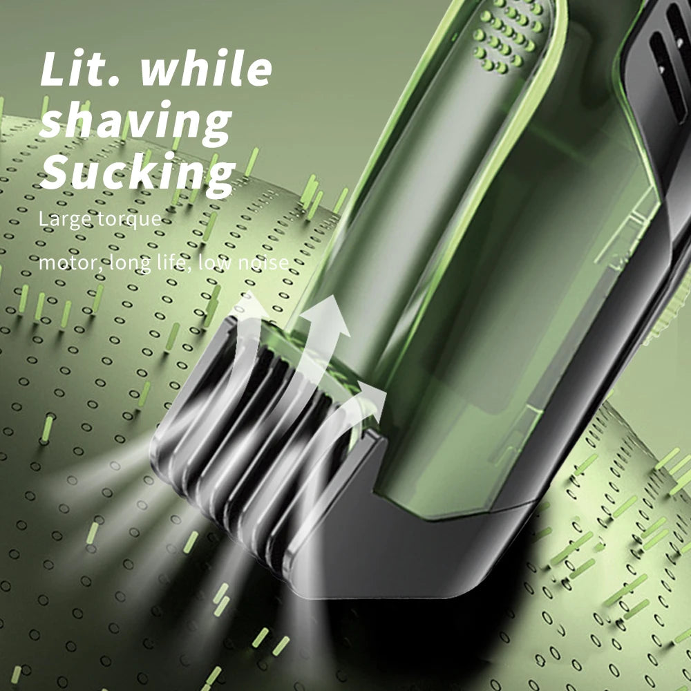 Cordless with Adjustable 20-Length Settings and Vacuum Feature for Effortless Grooming ✂️🔋