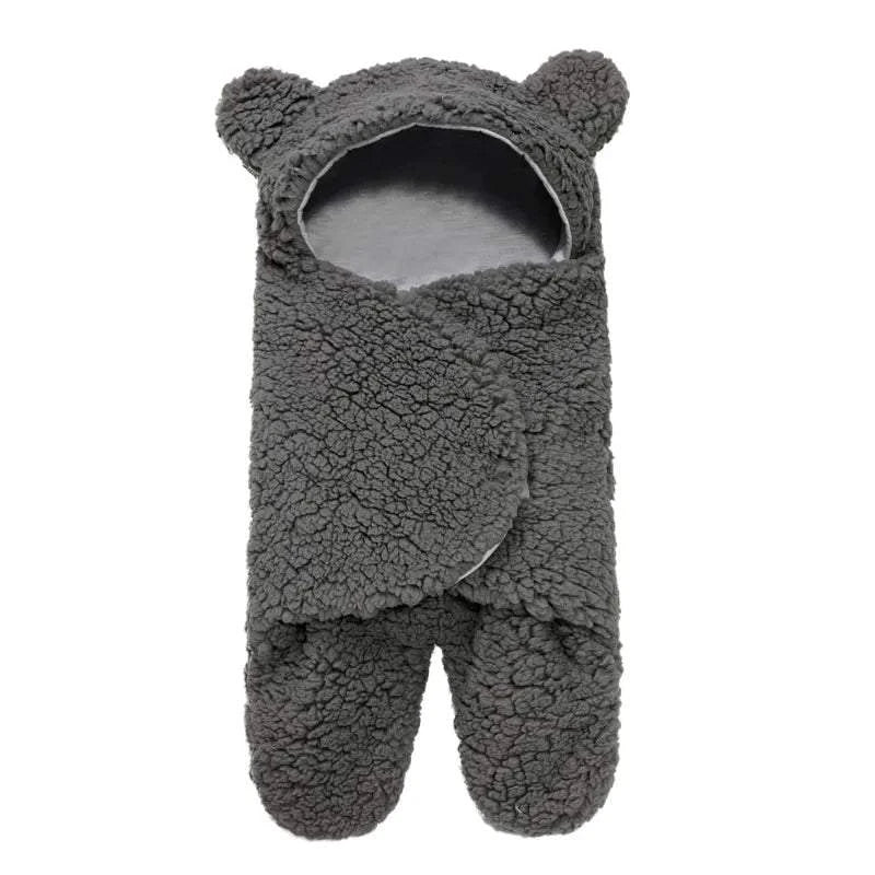 Shop All I Want Dark Gray SHOP ALL I WANT Cute Newborn Baby Blanket 🍼🌟