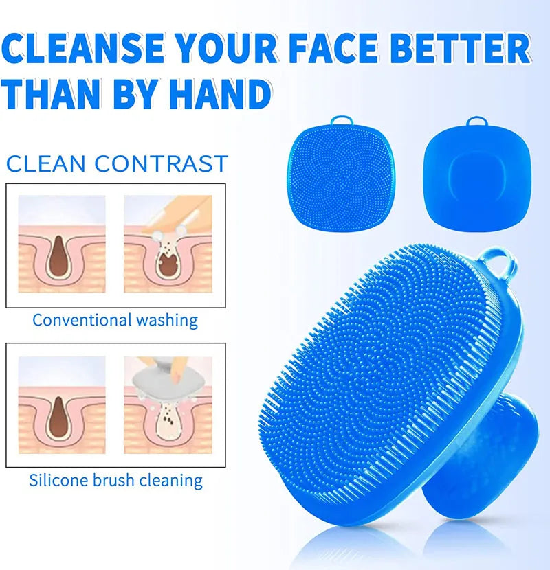 Shop All I Want SHOP ALL I WANT Silicone Face Scrubber for Men and Women