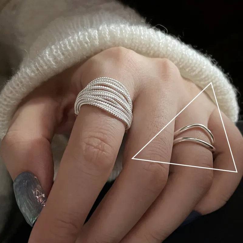 Shop All I Want BTSP699-2 / Resizable SHOP ALL I WANT Sterling Silver Ring