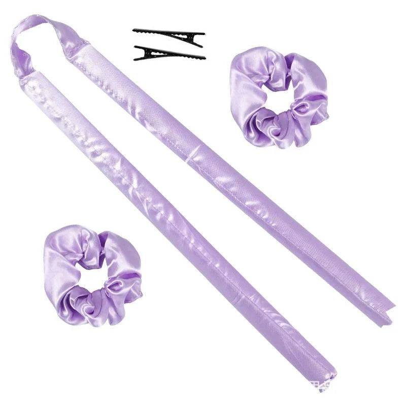 Shop All I Want 4-Purple / CHINA Shop All I Want 💁‍♀️ Heatless Curling Rod Headband – Soft, No-Heat Hair Rollers for Effortless Curls While Sleeping 🌙