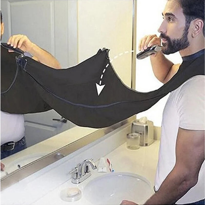 Shaving Apron for Men – Beard Shaving Care Bib for Easy Cleanup After Shaving, Perfect Gift for Grooming Enthusiasts 🎁✂️