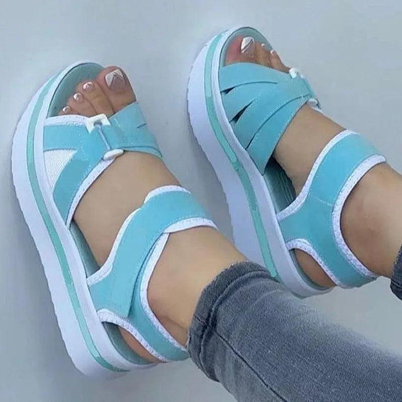 Shop All I Want Light Blue / 35 Shop All I Want Women Sandals