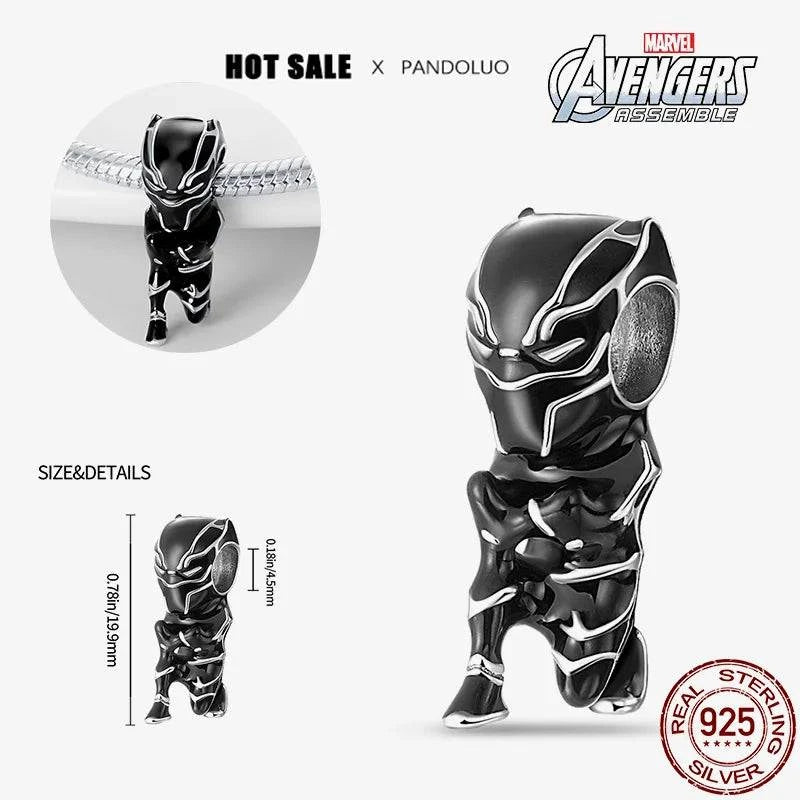 Shop All I Want M4 Shop All I Want 🦸‍♀️ 925 Silver Bead for Pandora, Marvel Jewelry Gift 🎁