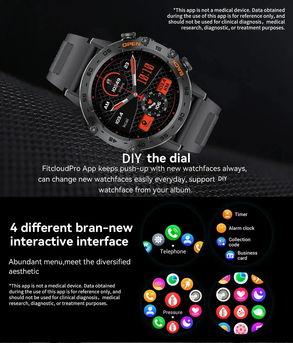 LIGE 1.39" Bluetooth Call Smart Watch – Outdoor Sport Fitness Tracker with Heart Rate & Health Monitoring for Android & iOS 📱⛰️