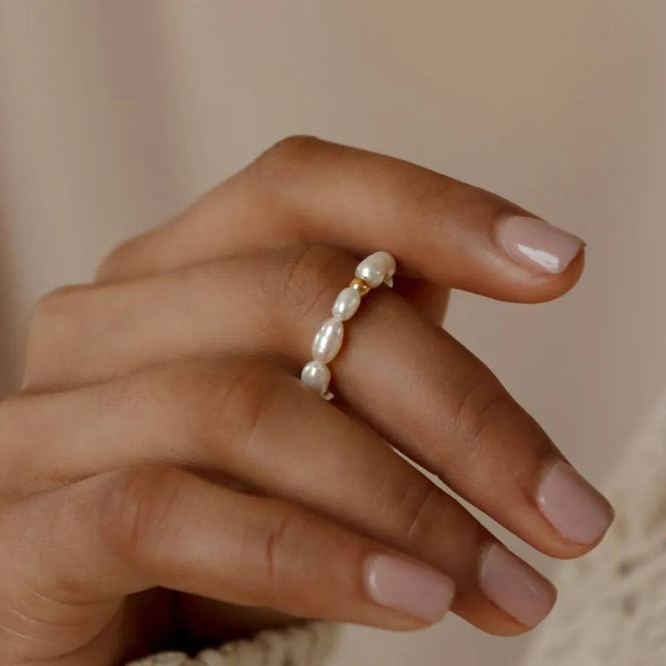 Shop All I Want SHOP ALL I WANT Elegant Pearl Ring 🌟