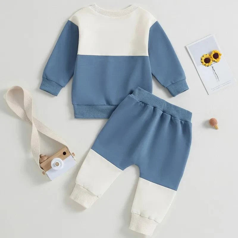 Shop All I Want Shop All I Want 👶 Color Pant Set – Spring/Autumn Long Sleeve Sweatshirt & Bottoms Clothing 🌟