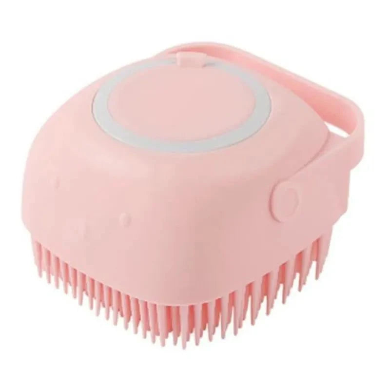 Shop All I Want Square Pink / As the pictures SHOP ALL I WANT Pet Bath Massage Brush