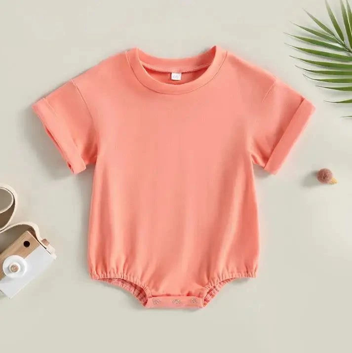 Shop All I Want Pink / 12M Shop All I Want 🎈 Breezy & Adorable: Unisex Summer Romper for Babies!