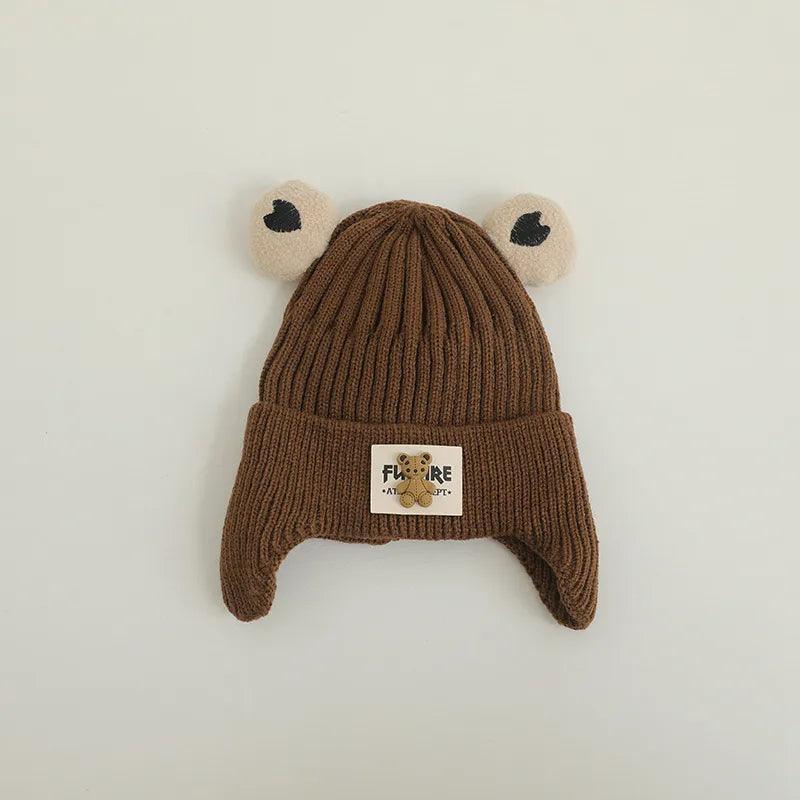 Shop All I Want Style2 C(46-52cm) SHOP ALL I WANT Cute Cartoon Bear Baby Beanie Cap 🐻👶