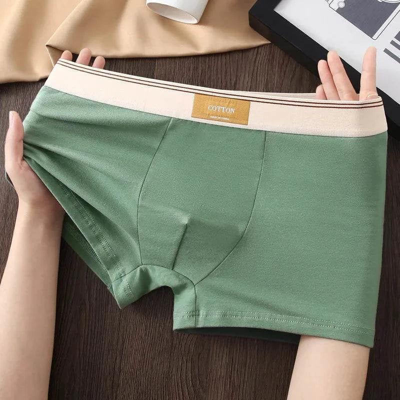 Shop All I Want SHOP ALL I WANT 🩲 3PCS Men's Cotton Boxer Shorts – Comfortable and Breathable