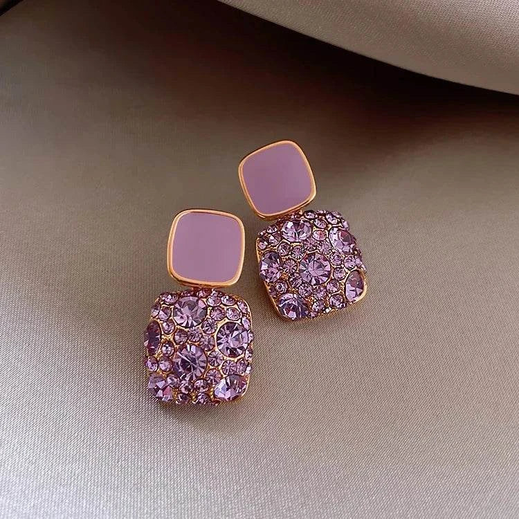 Shop All I Want SHOP ALL I WANT Retro Purple Stud Earrings 💜🌟 #FashionStatement