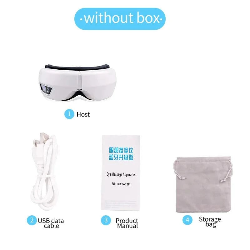 Shop All I Want R-277-NB SHOP ALL I WANT Relaxing Heated Eye Massager: Improve Sleep, and Relieve Migraines 🔥 👁️ 💆‍♂️