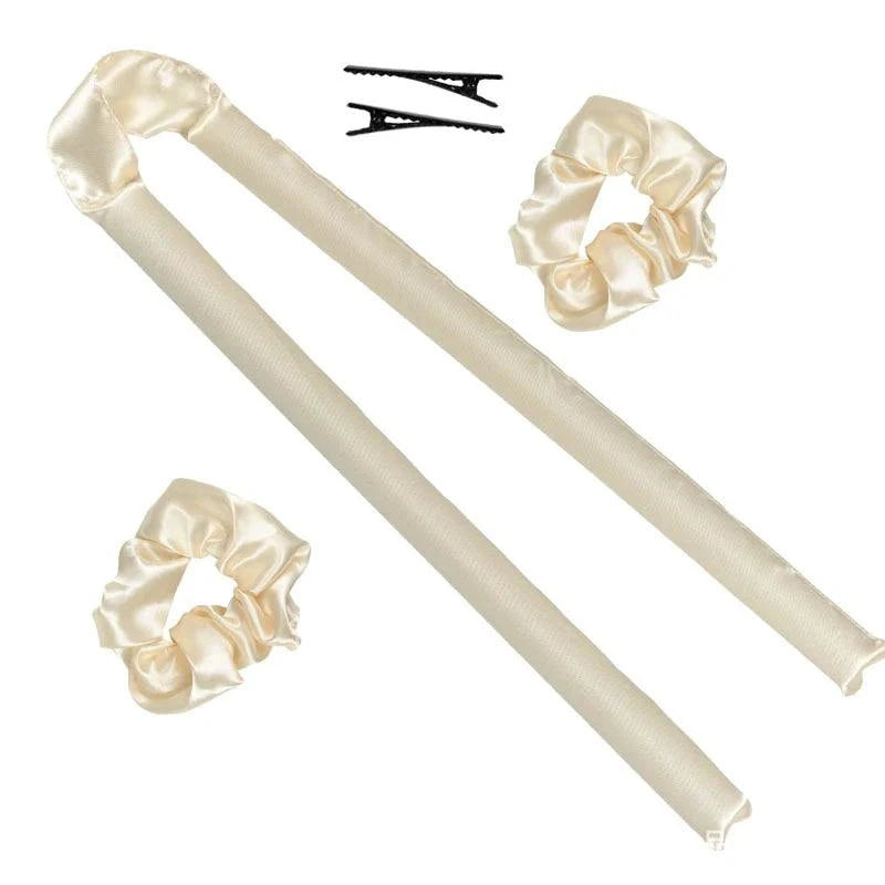 Shop All I Want 4-Champagne / CHINA Shop All I Want 💁‍♀️ Heatless Curling Rod Headband – Soft, No-Heat Hair Rollers for Effortless Curls While Sleeping 🌙