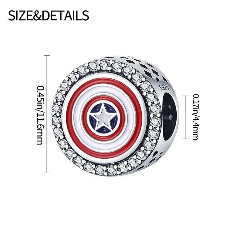 Shop All I Want Shop All I Want 🦸‍♀️ 925 Silver Bead for Pandora, Marvel Jewelry Gift 🎁