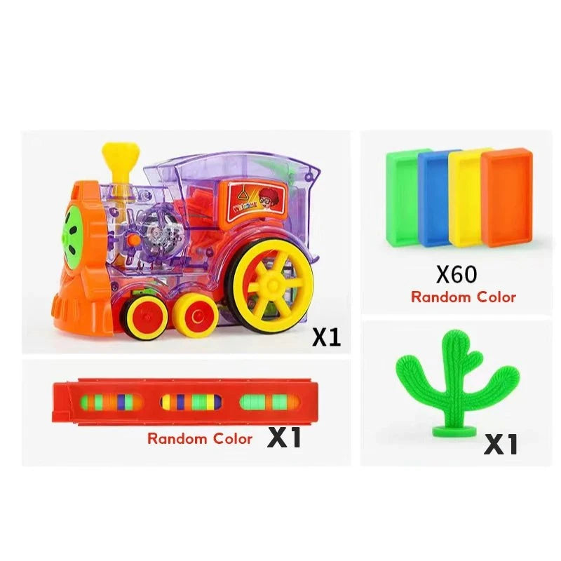 Shop All I Want 60pc No Box SHOP ALL I WANT Domino Train Car Set: Educational Fun! 🚂🌈