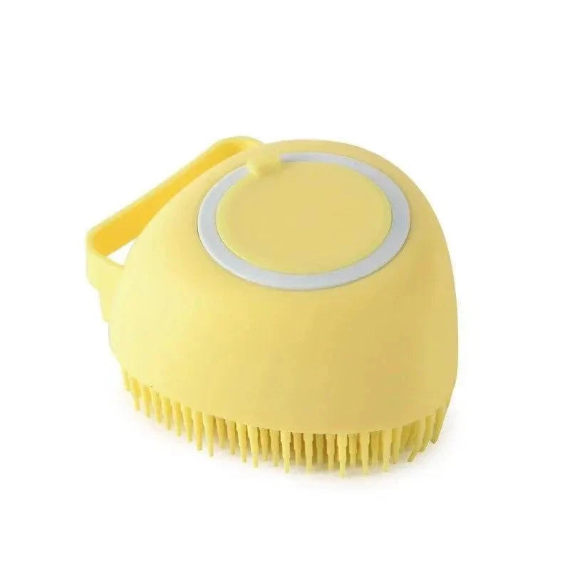 Shop All I Want Heart-shaped Yellow / As the pictures SHOP ALL I WANT Pet Bath Massage Brush