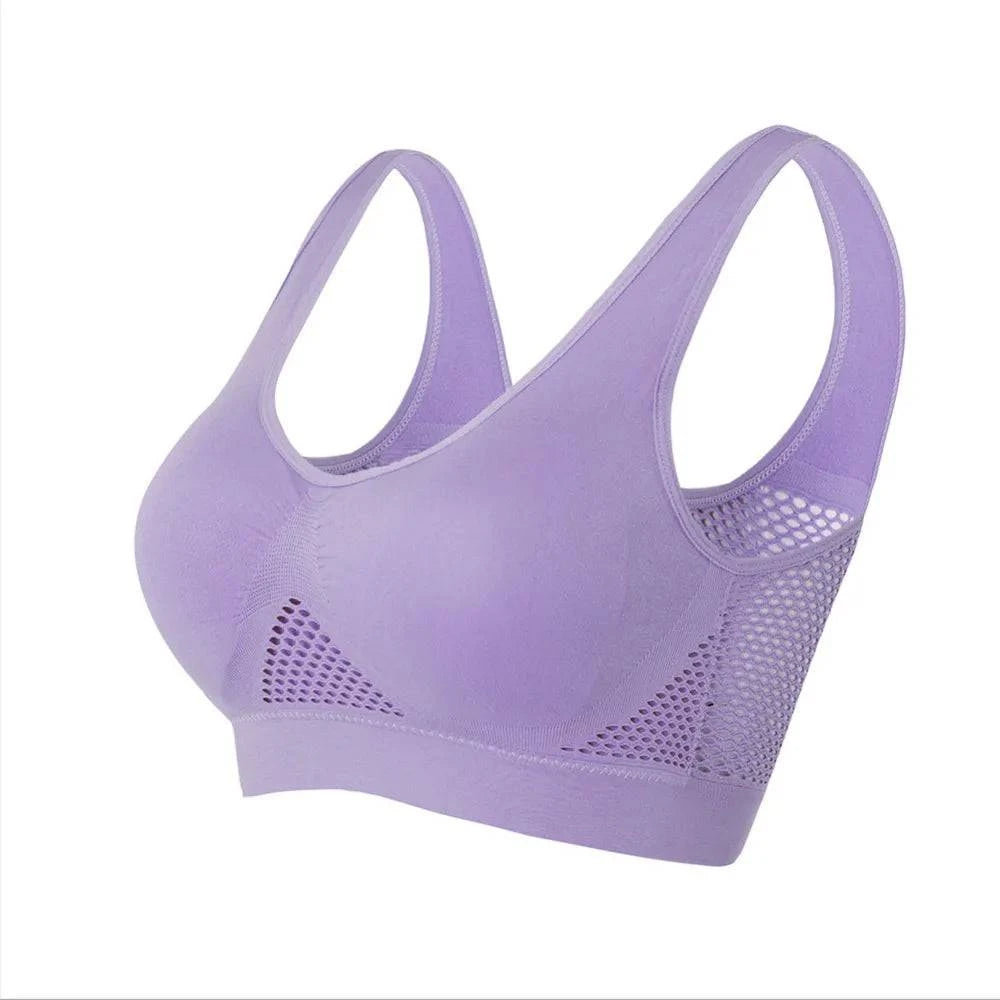 Shop All I Want Purple / 4XL SHOP ALL I WANT Seamless Breathable Women Sports Bra