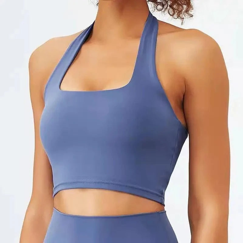 Shop All I Want Blue bra / S SHOP ALL I WANT Newest Zipper Long Sleeve Yoga Set 🧘‍♀️💪 #Sportswear